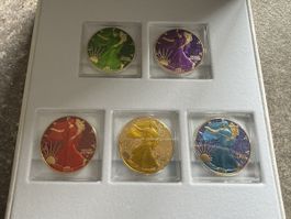 American Eagle Edelstein Silber-Set 2025