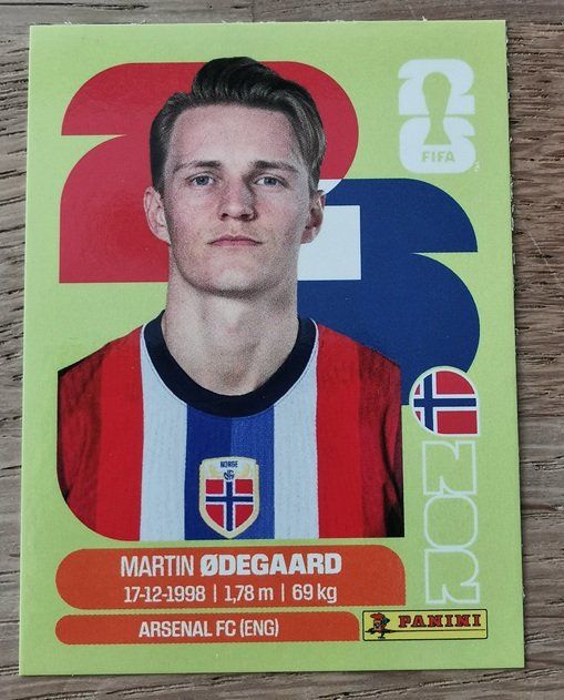 Panini Carte collezionabili: Martin Odegaard NOR 10 Panini FIFA World Cup 2026 – Nuovo (secondo la descrizione) da Wilen b. Wollerau venduto da morethanmusic