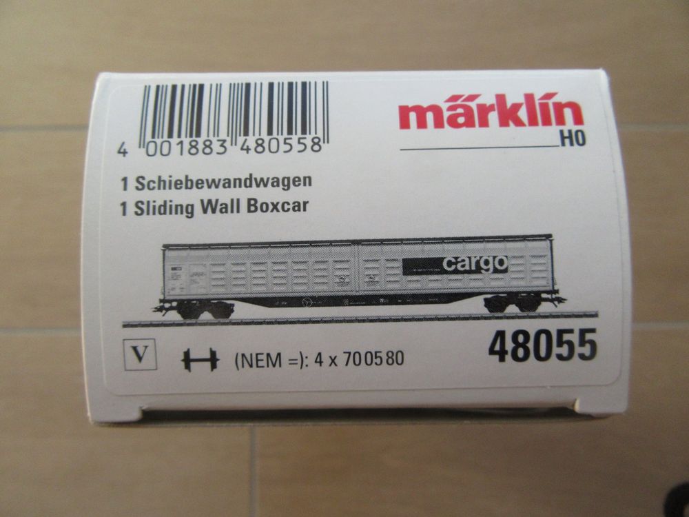 Märklin 48055 SBB Cargo Schiebewandwagen (Neu (gemäss Beschreibung)) in