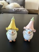 Zwei Deko-Vögel Frühlingsdeko 2er Set guter Zustand