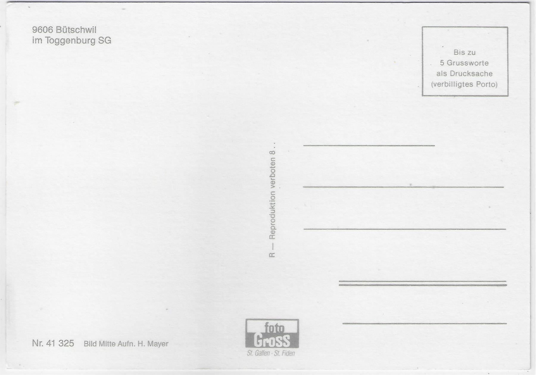 Cartoline postali: Bütschwil SG - Multiview – Antico da Ettingen venduto da Kartenplanet 1