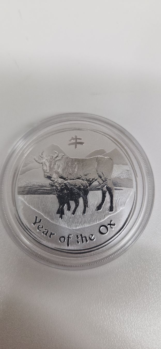 Tutti le monete: 1 Unze Silber Australien Ox 2009 – Nuovo e nell'imballaggio originale da Nürensdorf venduto da salibeer