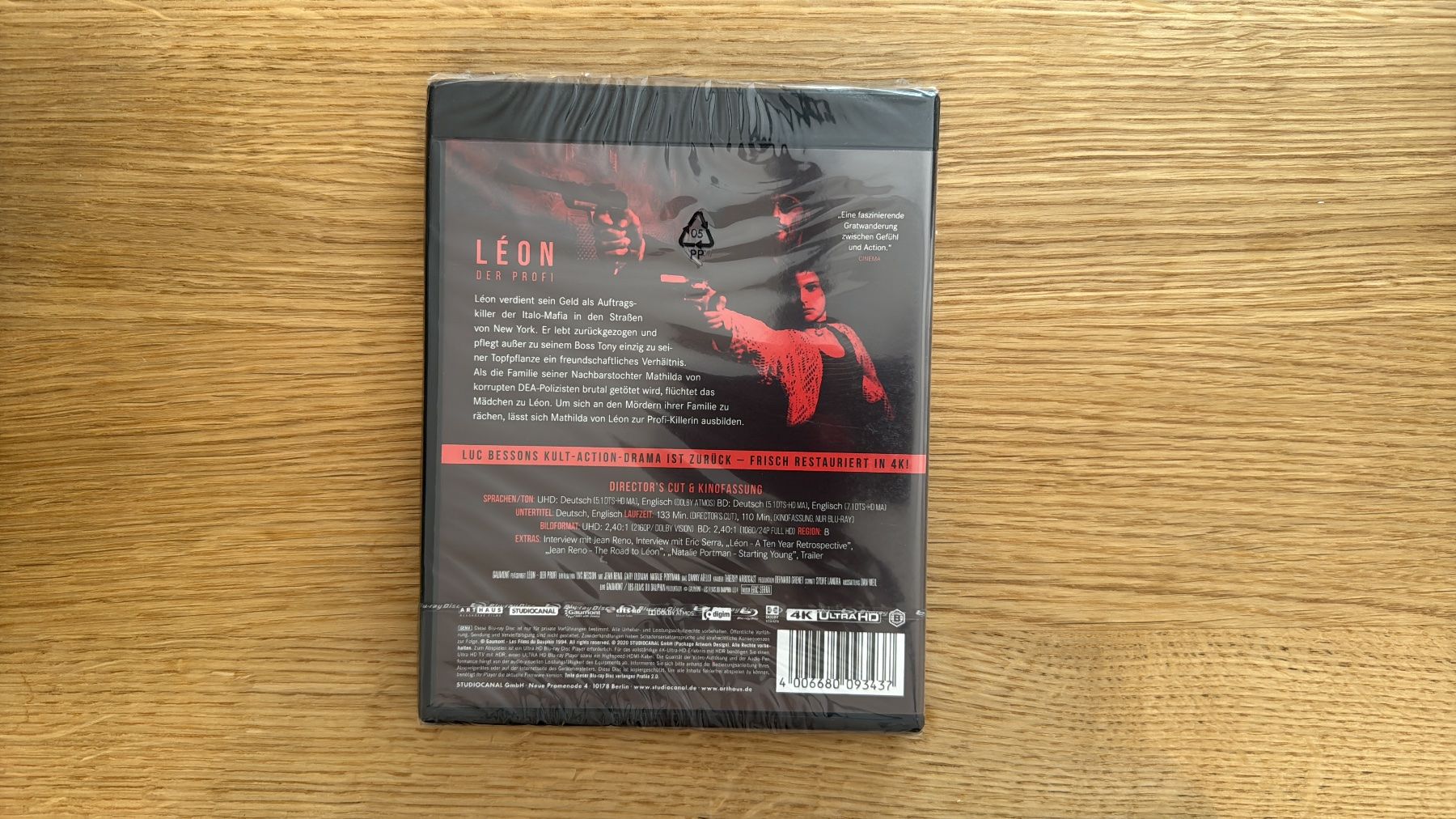 Tutti i DVDs: Leon: The Professional  - 4K UHD Blu-Ray – Nuovo e nell'imballaggio originale da Wallisellen venduto da Art_Vendorlay 1