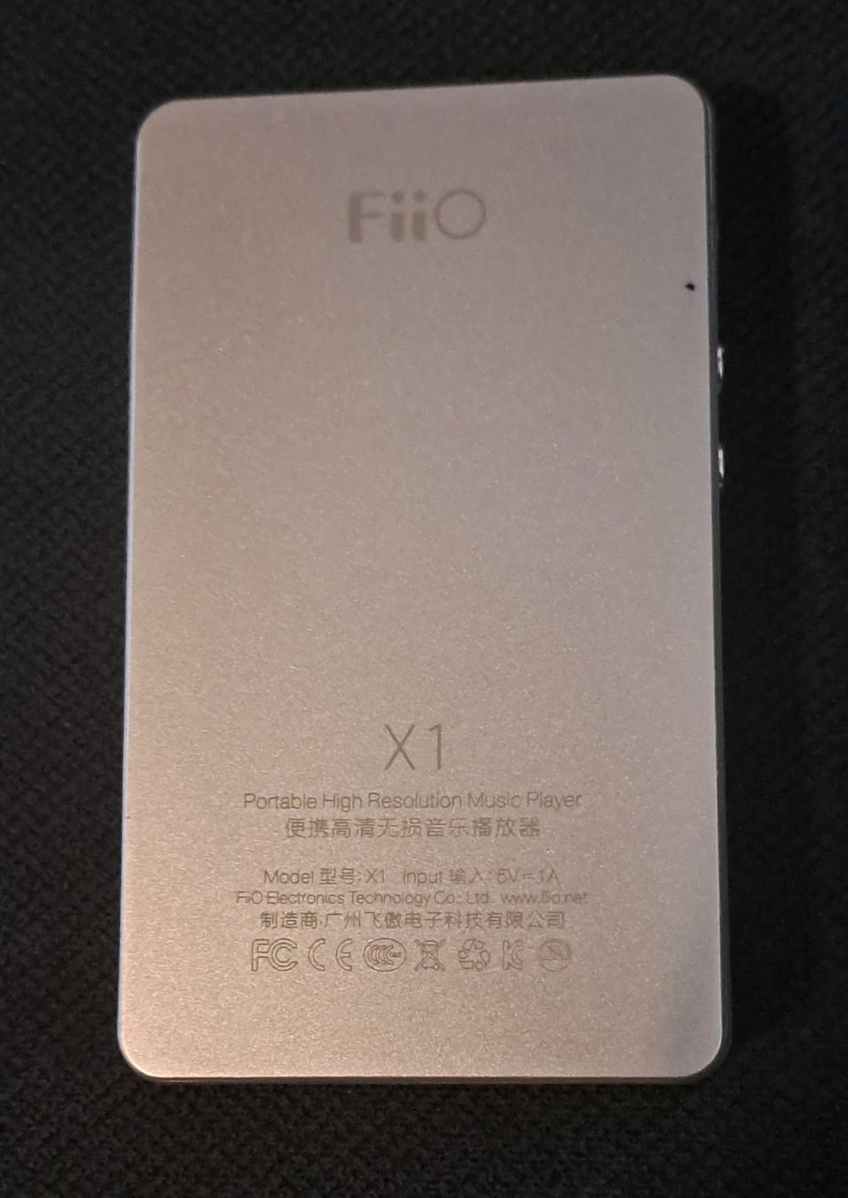 Lettore multimediale portatile: Fiio X1 High-Res Music Player ab 1.- – Usato da Bünzen venduto da Rtron 1