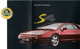Lotus Esprit S4 - Original Prospekt im Top Zustand!