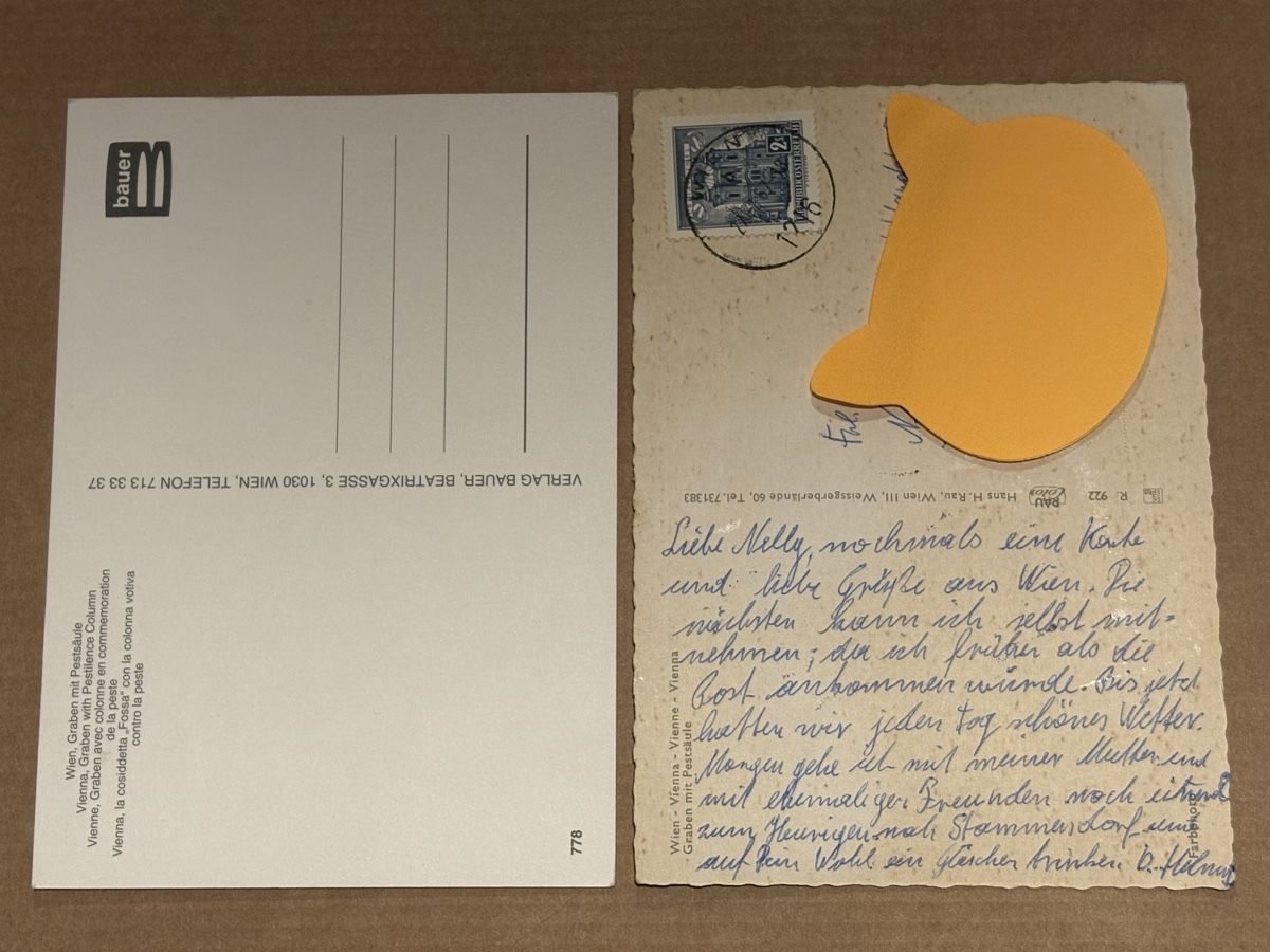 Cartoline postali: 2 AK von Wien – Usato da Rümlang venduto da Kartenpost1 1