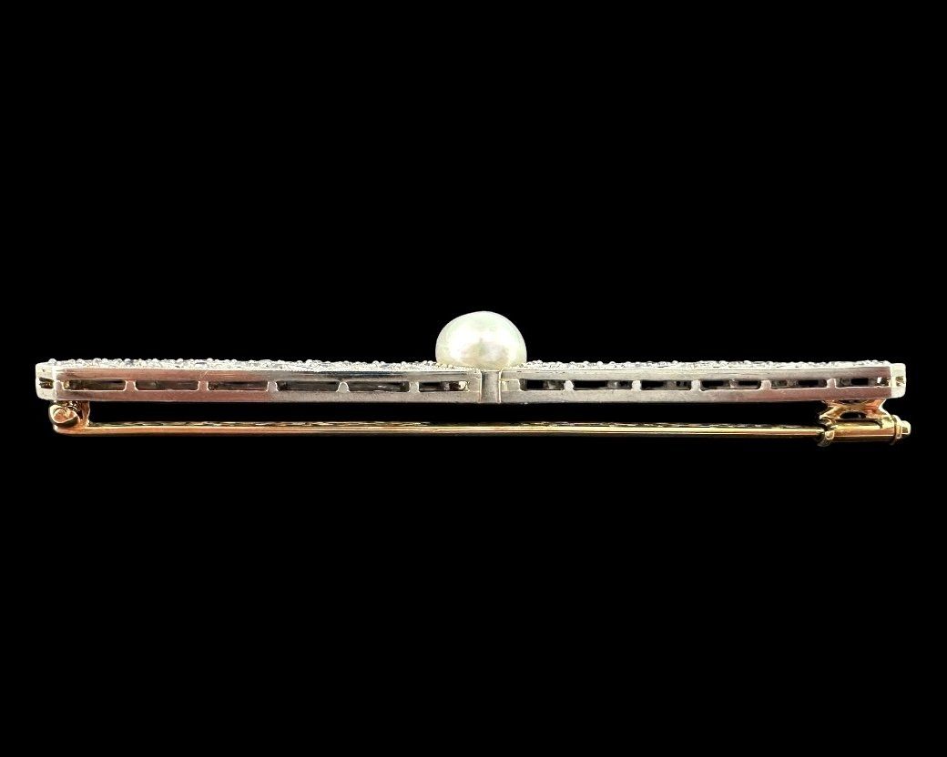 Spille & Fermagli: Antike Naturperlen - Diamanten - Brosche um 1925 – Usato da Zuzwil SG venduto da artimmo 4