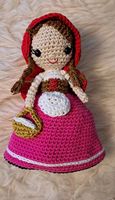 Rotkäppchen & der Wolf als Wendepuppe, Amigurumi, Geschenk