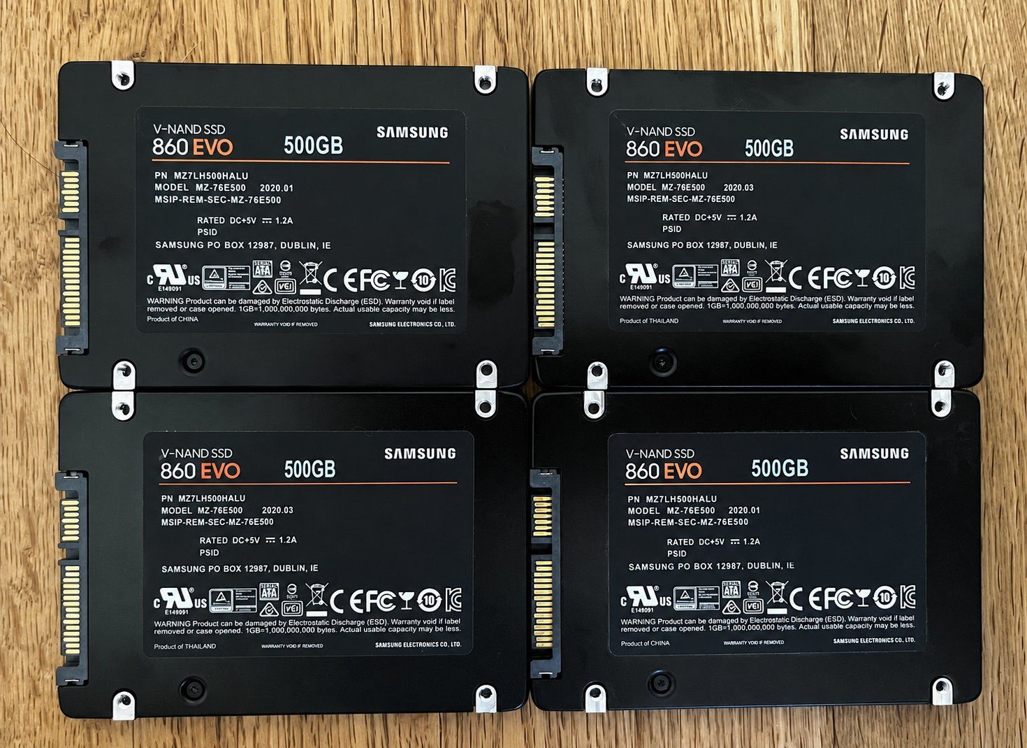 Samsung Dischi rigidi: SSD Samsung 500GB 4 Stk. – Usato da Willisau venduto da aronet 1