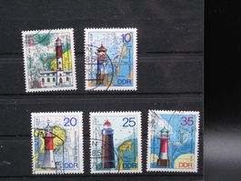 DDR 1975 Leuchttürme  gest