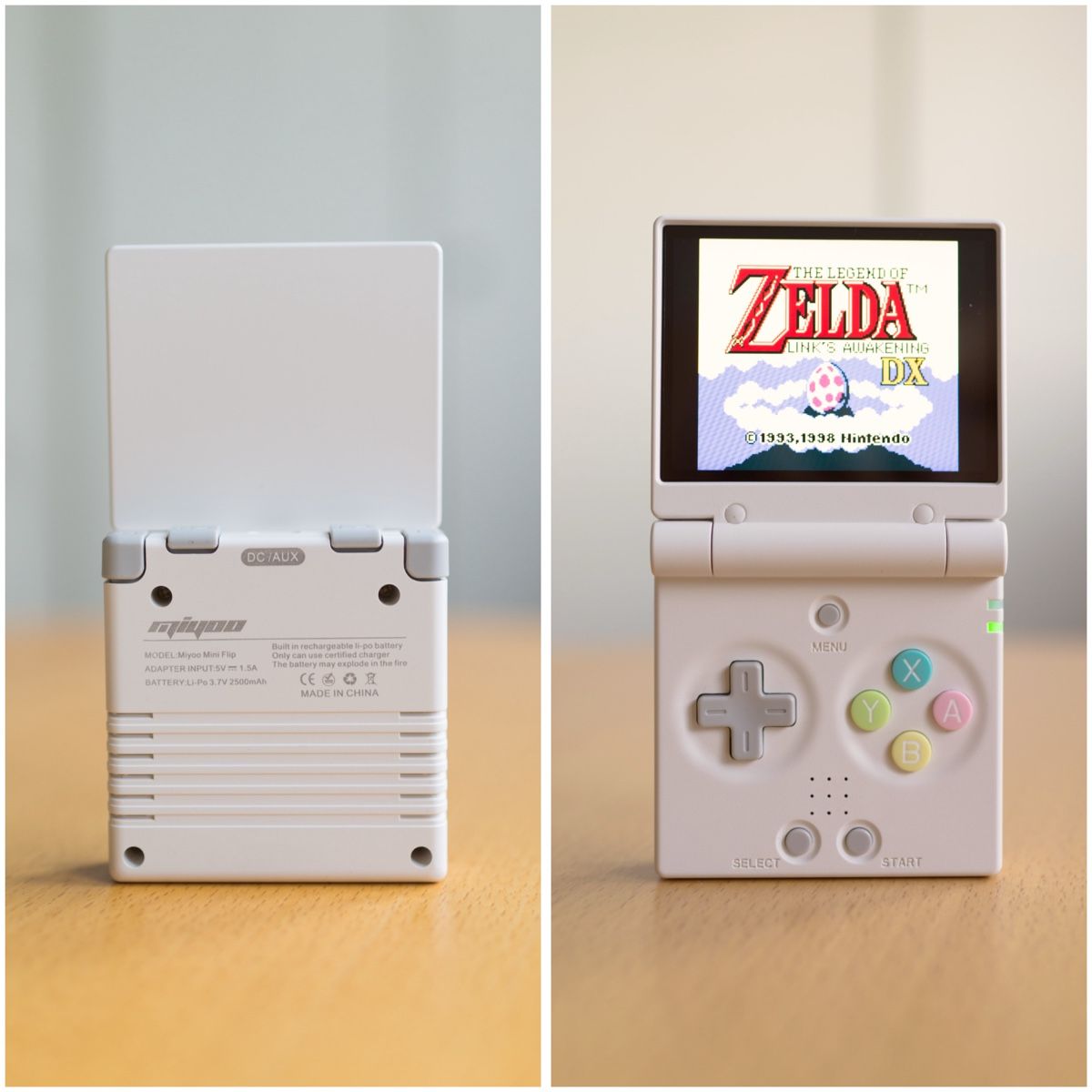 Console: Miyoo Mini Flip weiss - Komplettpaket – Nuovo (secondo la descrizione) da Dielsdorf venduto da RetroMeister 2
