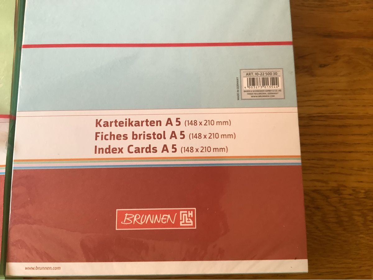 Cartoline: Karteikarten A5 – Usato da Veltheim AG venduto da mollilove 1
