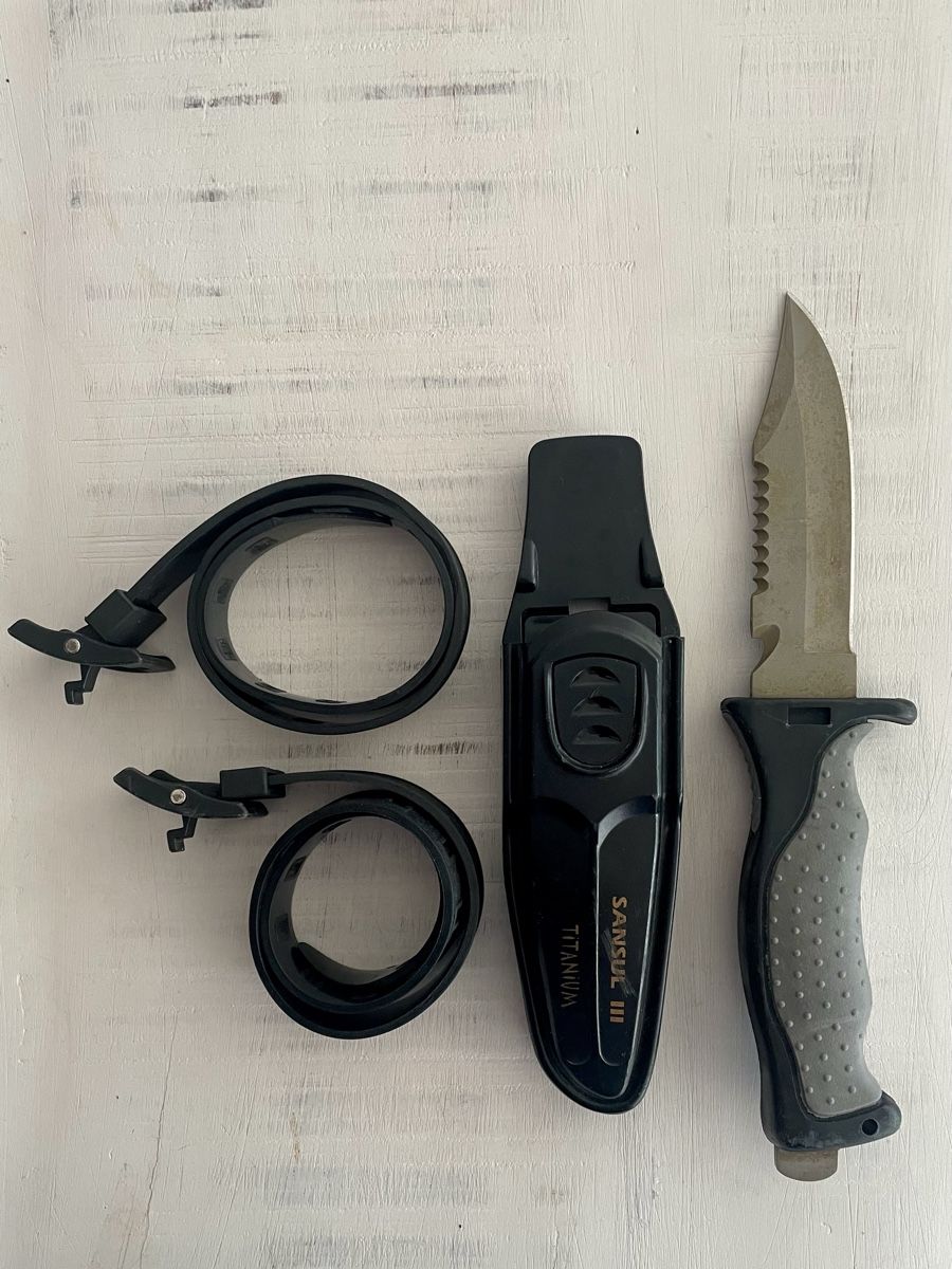 Altro per Immersioni: Tauchmesser SANSUL III Titanium mit Halterung, gebraucht – Usato da Neerach venduto da chr_2llp 1