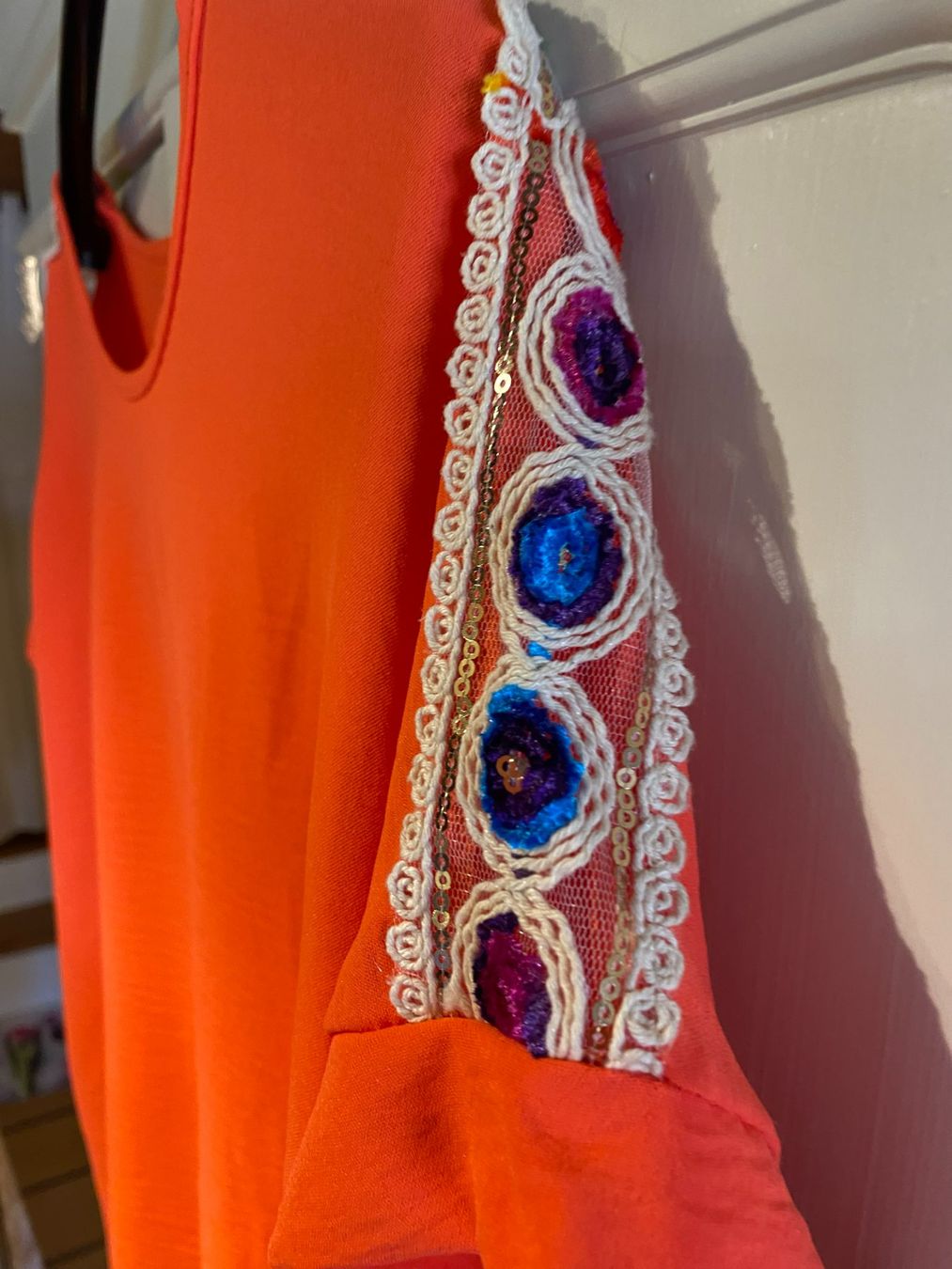 Camicette: BLUSENKLEID NEON ORANGE-DAMEN – Nuovo (secondo la descrizione) da Meienried venduto da ManuelaBoutique 8