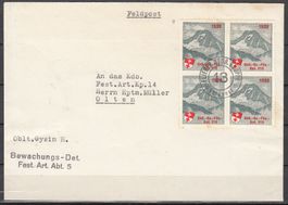 Militärbrief 2.Wk Mit Soldatenmarken