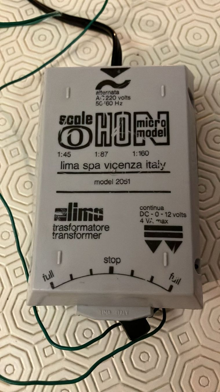 Lima Modellini di ferrovie: Trasformatore per trenini elettrici Lima – Usato da Melano venduto da H-Sara 1