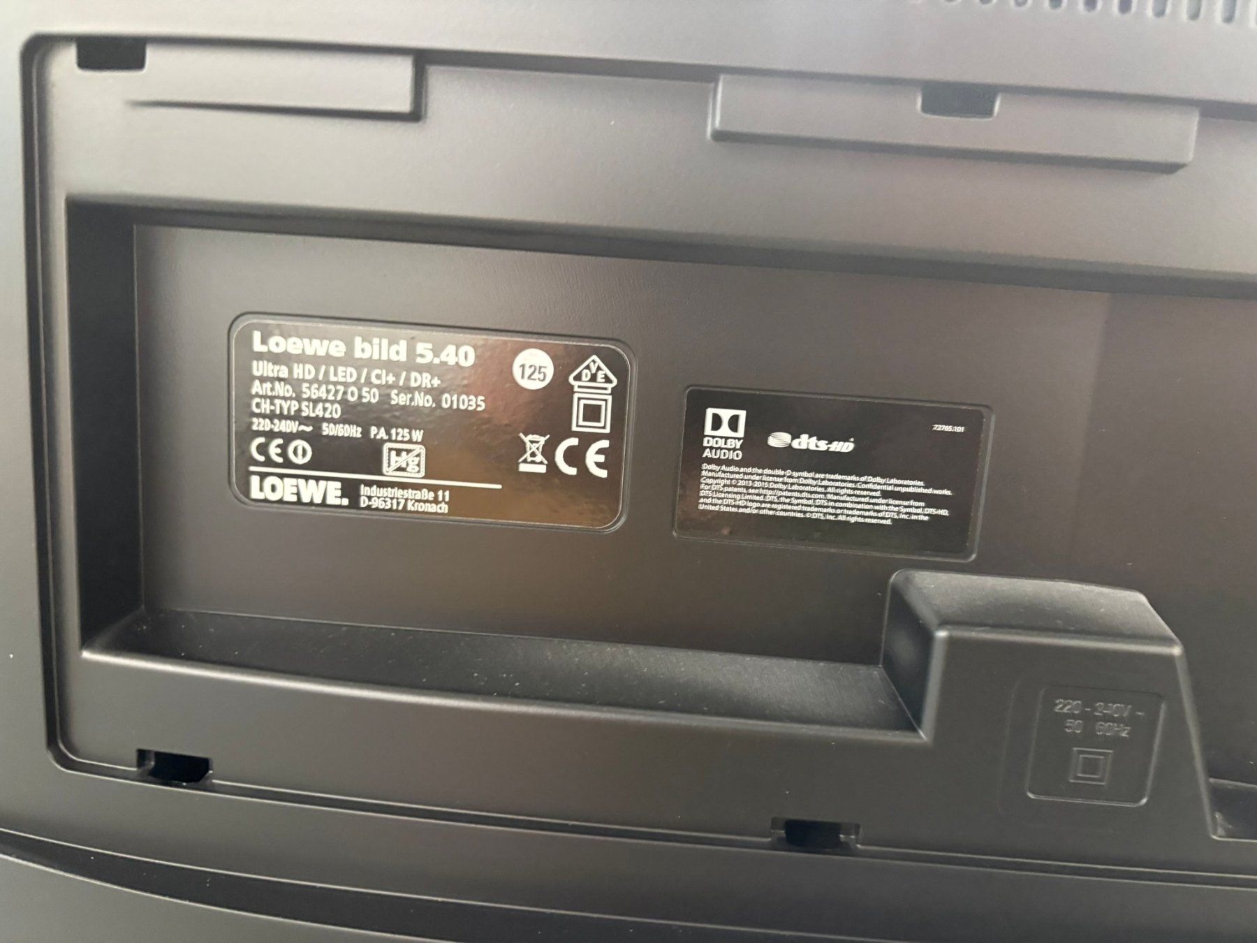 Loewe Appareils TV: Loewe Bild 5.40 – D'occasion à Hochdorf par av-electronics 5