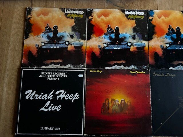 Dischi in vinile: LP Sammlung Uriah Heep 13 LPs, div. Pressungen, top – Usato da Steinach venduto da Jaguare1961 1