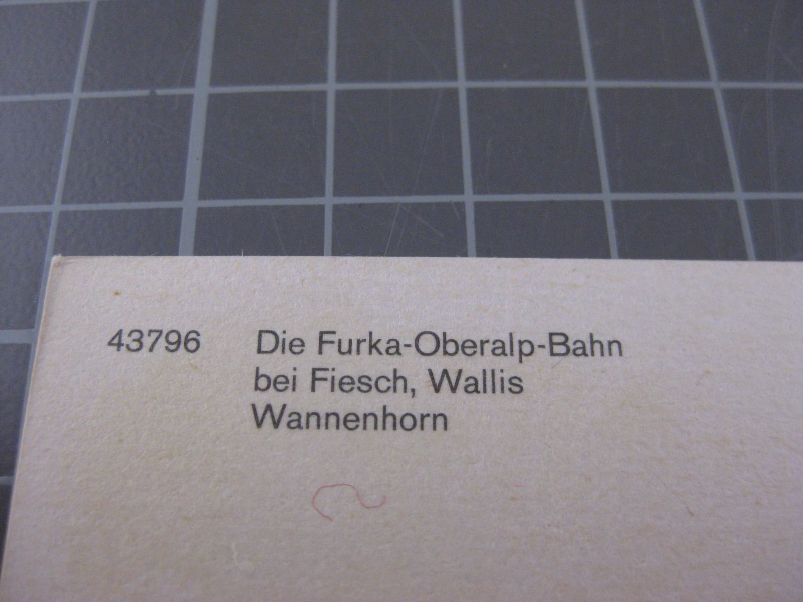 Cartoline postali: AK Fiesch mit Zug – Usato da Malters venduto da Marosko 2