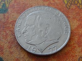SUEDE  1  Krone  1977