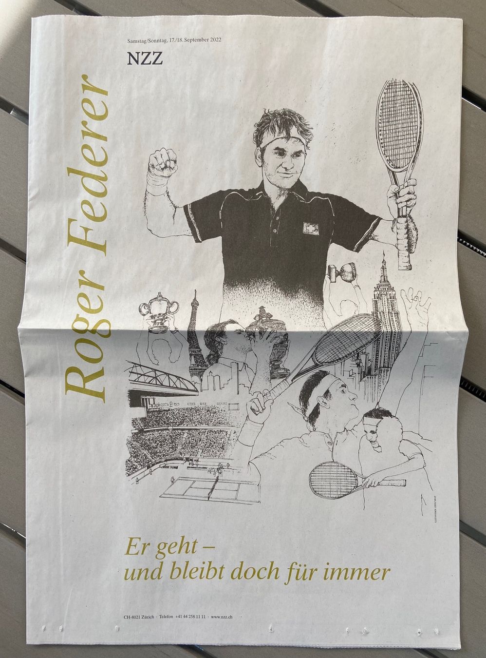 Riviste & Magazine: NZZ Roger Federer Spezialteil – Usato da Bassersdorf venduto da Stellabella