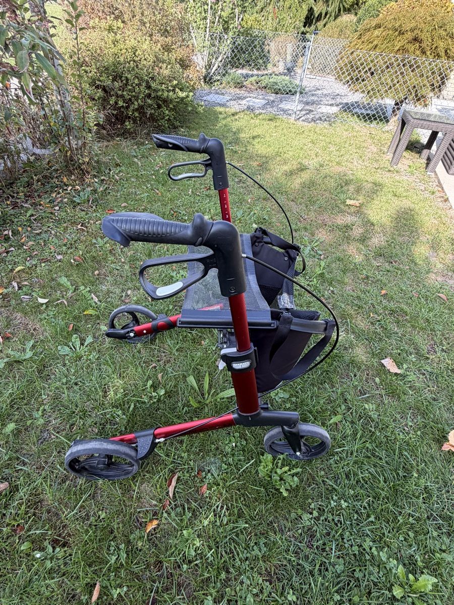 Gehhilfen: Rollator Gemino M 30 rot – Gebraucht aus Uster von erik_1