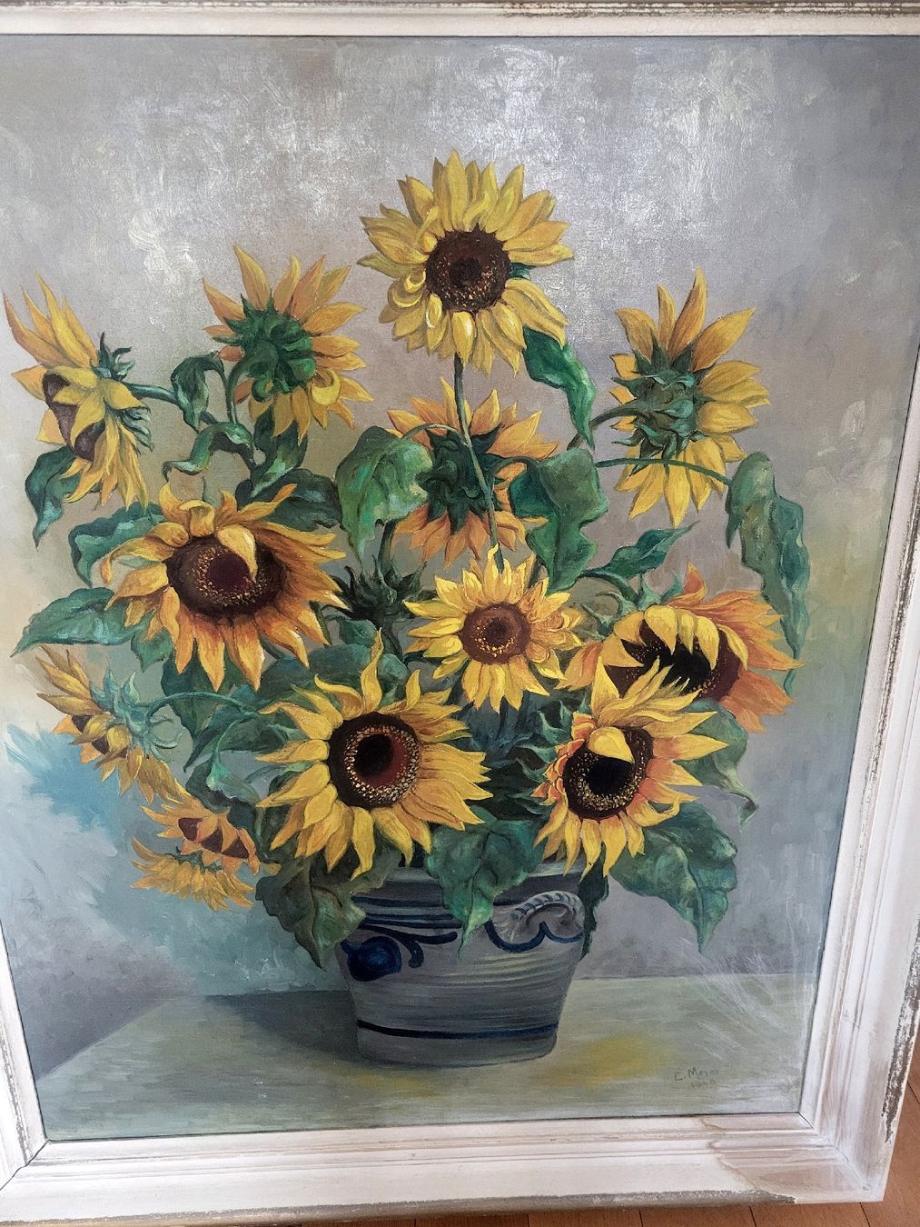 Dipinti: Oelgemälde Sonnenblume C. Meyer ZH – Usato da Gutenswil venduto da ghekko88 4