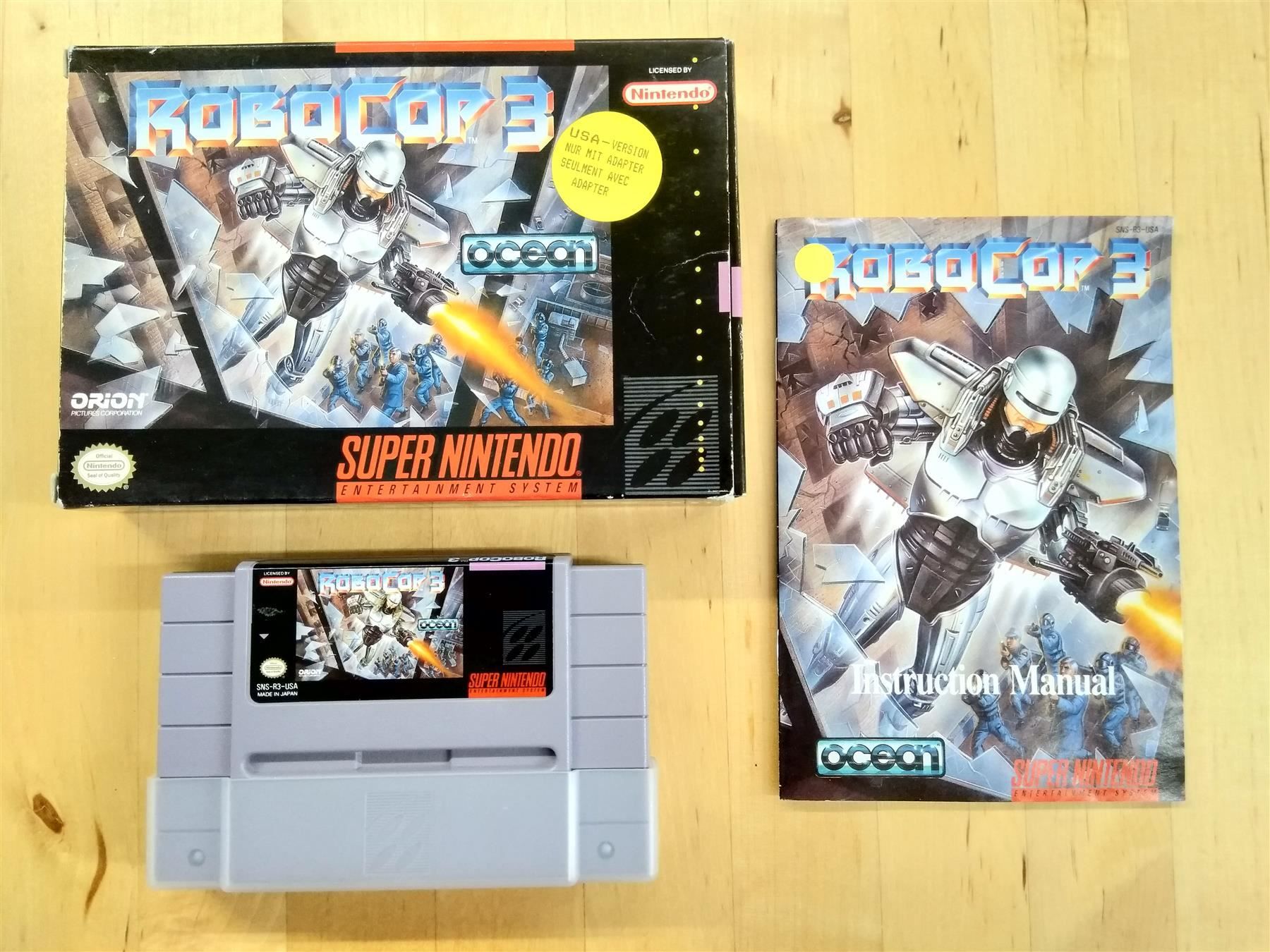 Nintendo Giochi: Robocop 3 (US Version) - OVP - SNES – Usato da Frauenfeld venduto da pakuw1