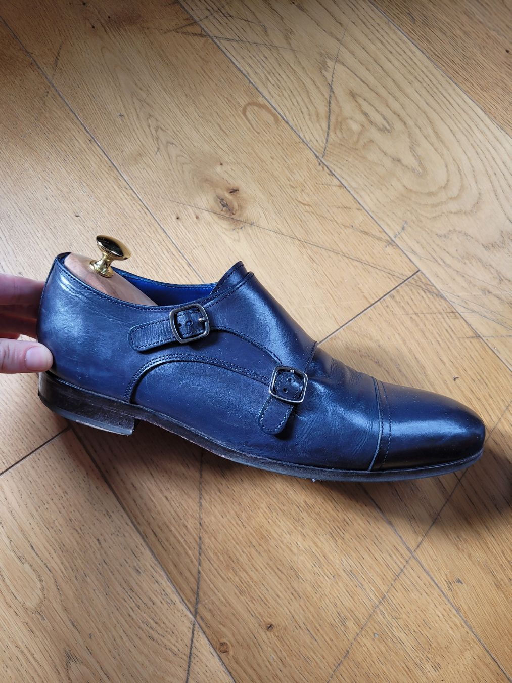 Scarpe da uomo: Shoepassion Double Monk Uk6, midnight blue – Usato da Dietikon venduto da Dantedo 3