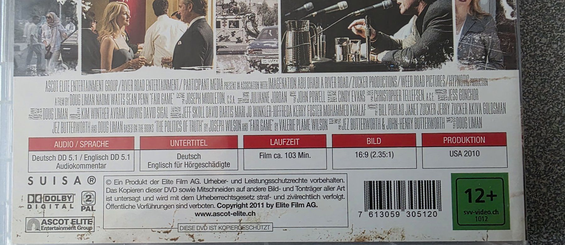 Alle DVDs: DVD / Fair Game / Sean Penn – Gebraucht aus Oetwil am See von fineli2 1