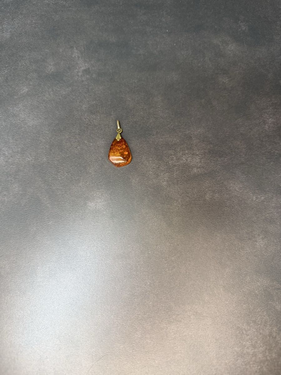 Ciondoli: Bernstein Anhänger ca. 4cm mit Doublé-Öse – Usato da Wallbach venduto da ale_db7t