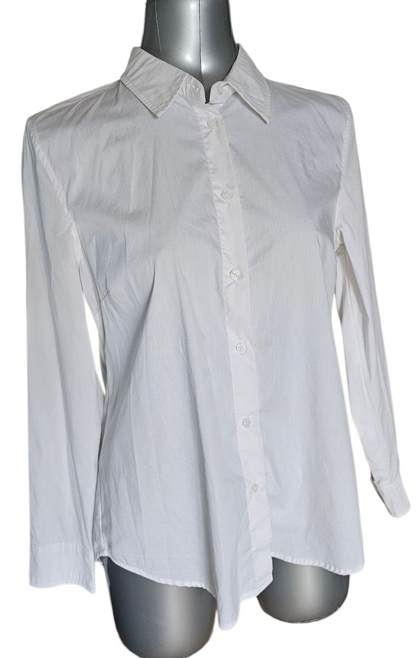 Zebra Blusen: Weisses Damen Hemd, Top Zustand, Gr. L – Neu (gemäss Beschreibung) aus Langenthal von SecondChanceShop