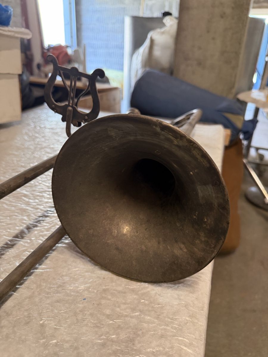 Vintage Musikinstrumente: Alte Vintage Posaune – Gebraucht aus Plasselb von MatthD 1