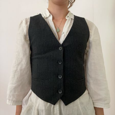 Graue Zara Weste