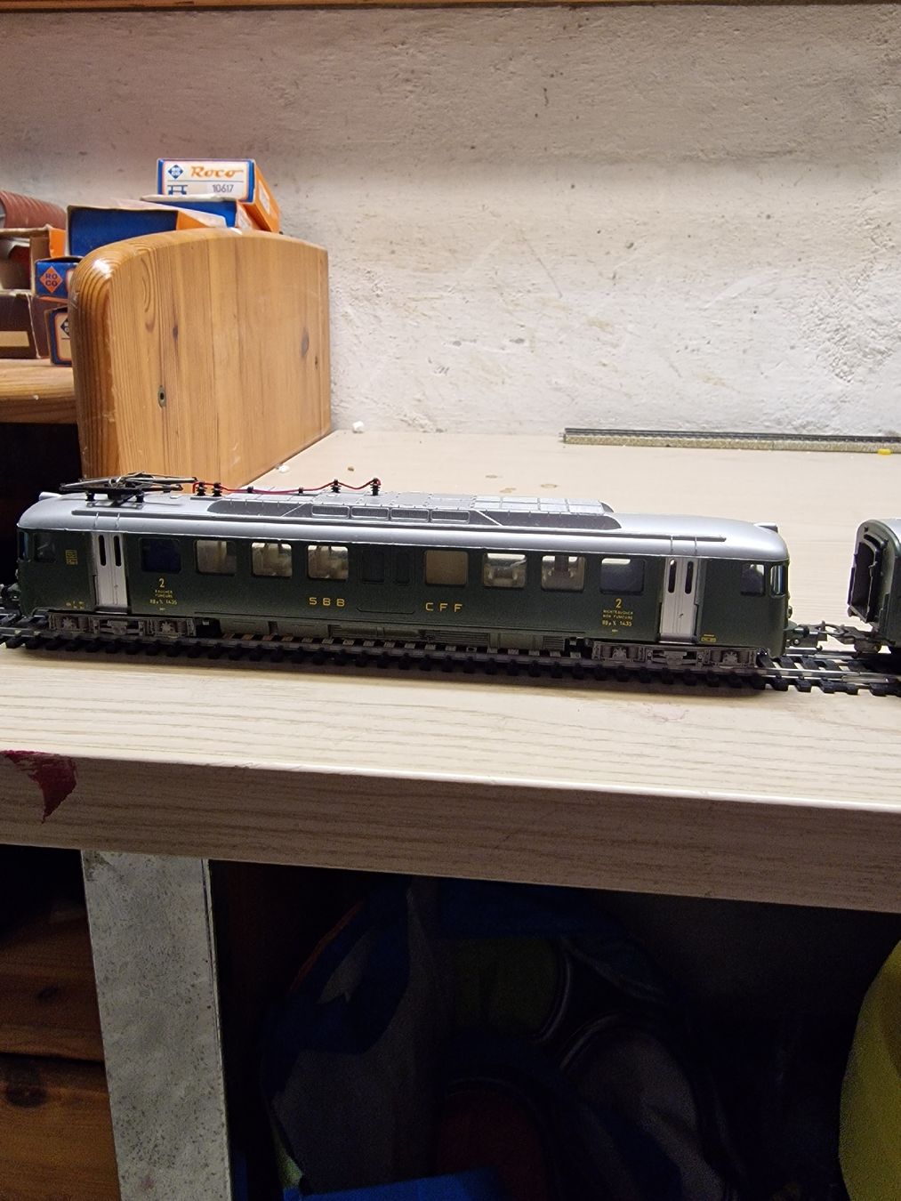 Lima Modellini di ferrovie: LIMA 1435 SBB RBe 4/4 Triebwagen mit wagons – Usato da Herzogenbuchsee venduto da ioa_zcm6 2