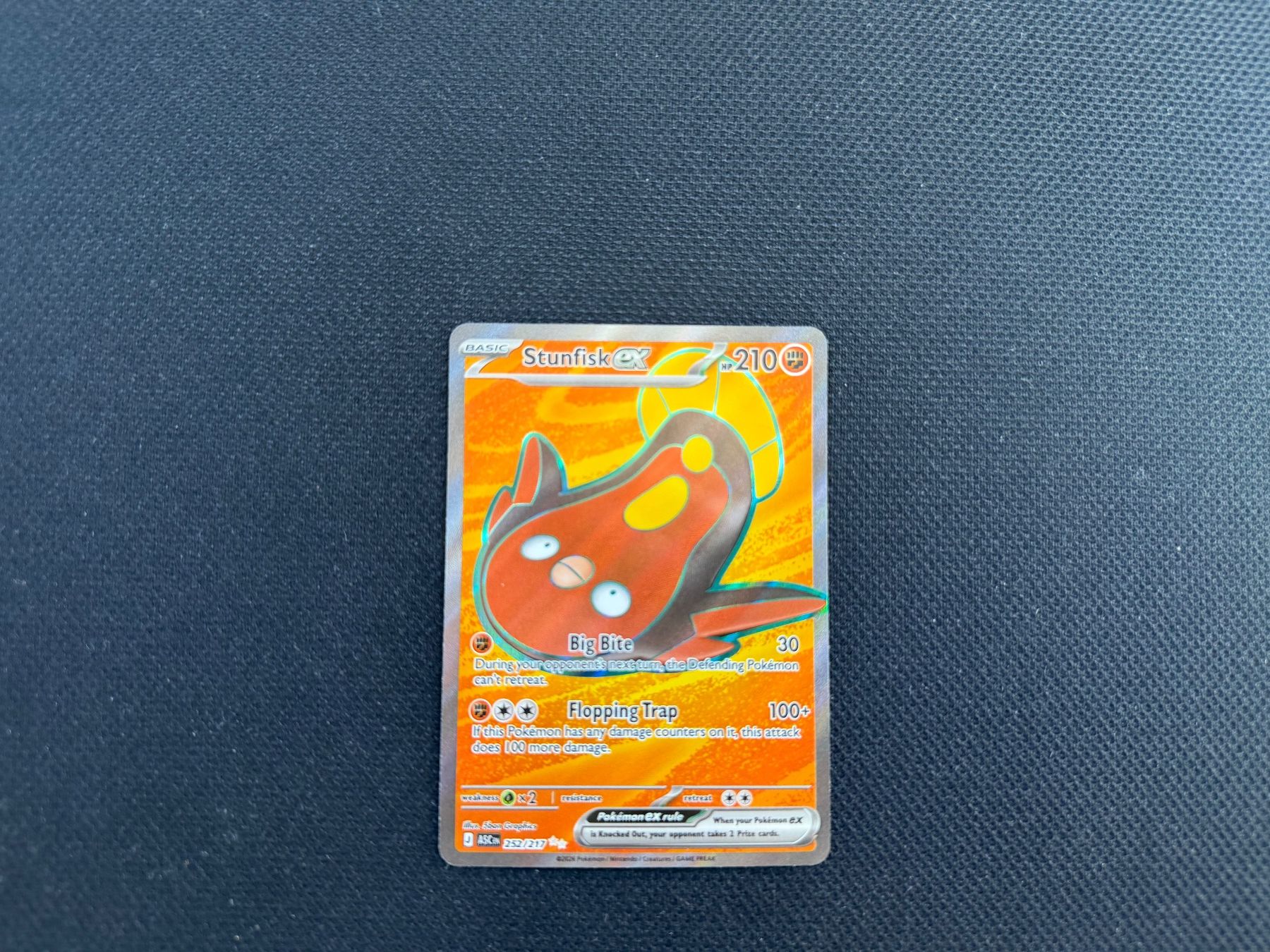 Pokémon Sammelbilder & Trading cards: Stunfisk ex 252/214 – Gebraucht aus Zürich von mountainwizard00