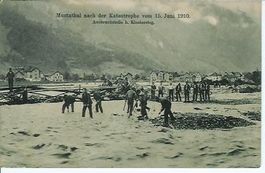 Muotathal  SZ Unwetter Katastrophe 15.6.1910 sehr gut erhalt