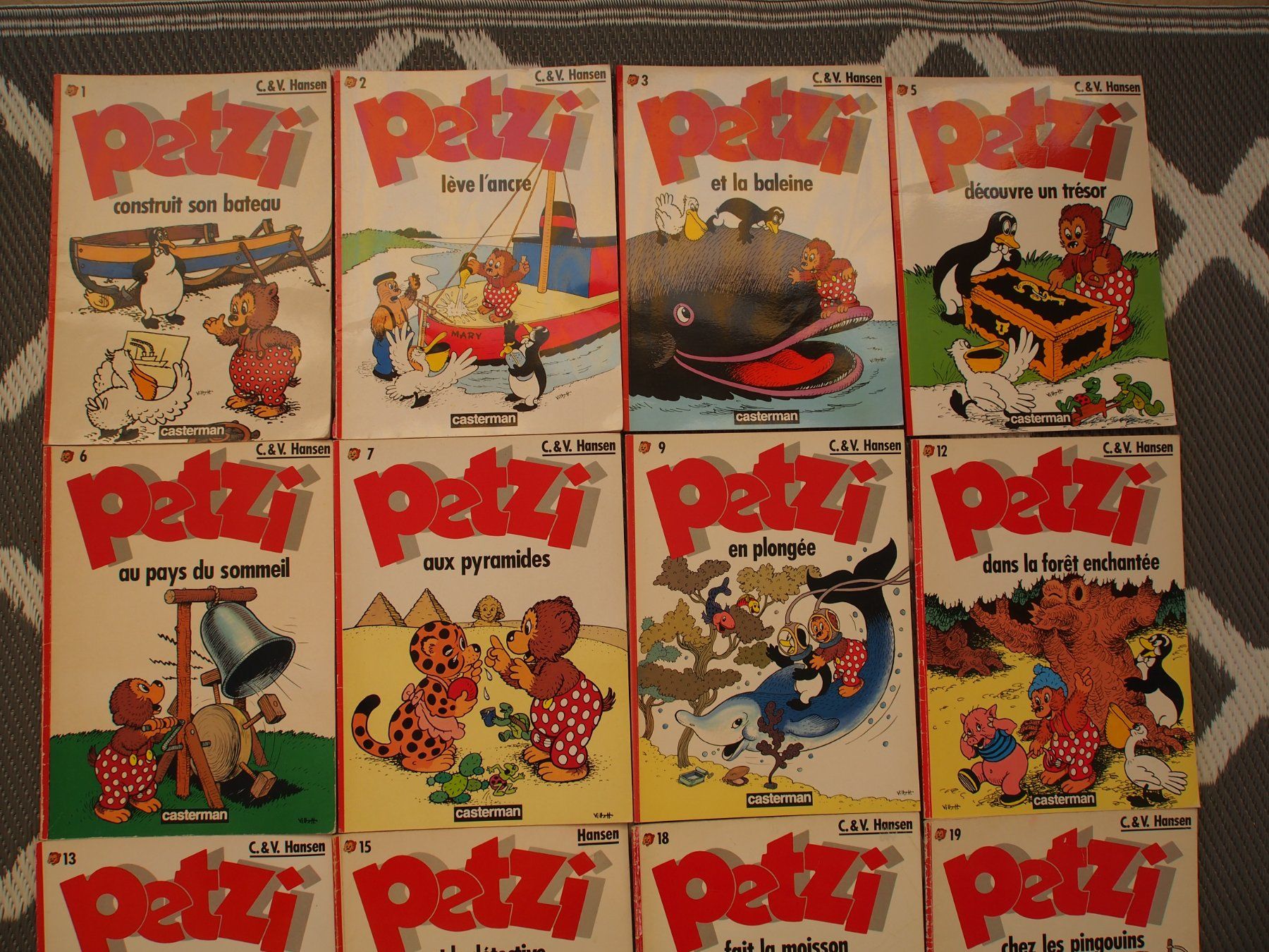 Comics: Petzi lot de 12x – Gebraucht aus Ovronnaz von Etagne68 2