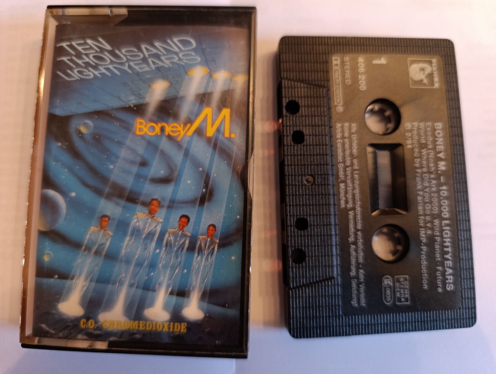 Musicassette: Boney M. - 10.000 Lightyears K7 – Usato da Sierre venduto da Carlostripa