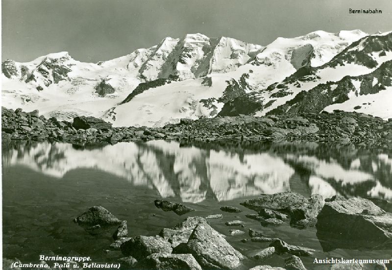 Cartoline postali: Berninagruppe + ca. 1950 – Usato da Emmenbrücke venduto da teestube