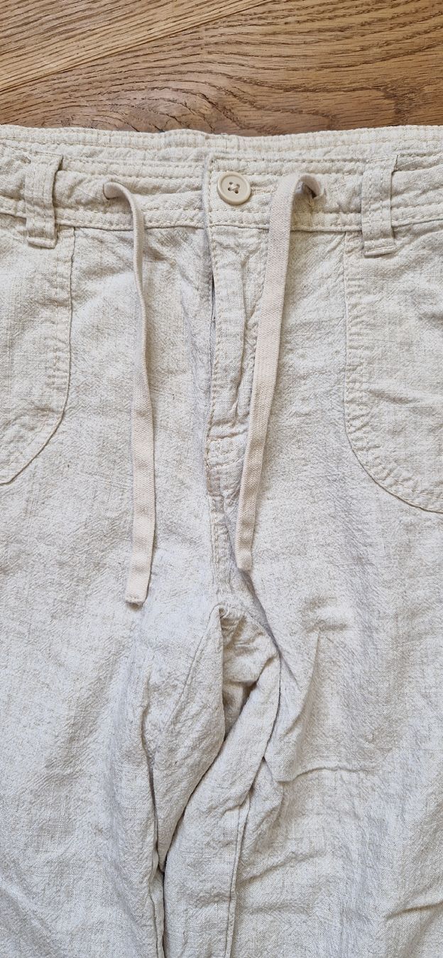 H&M Hosen: 🤩Beige,dünne  Leinenhose in Gr.36 – Gebraucht aus Grosswangen von iranki80 1