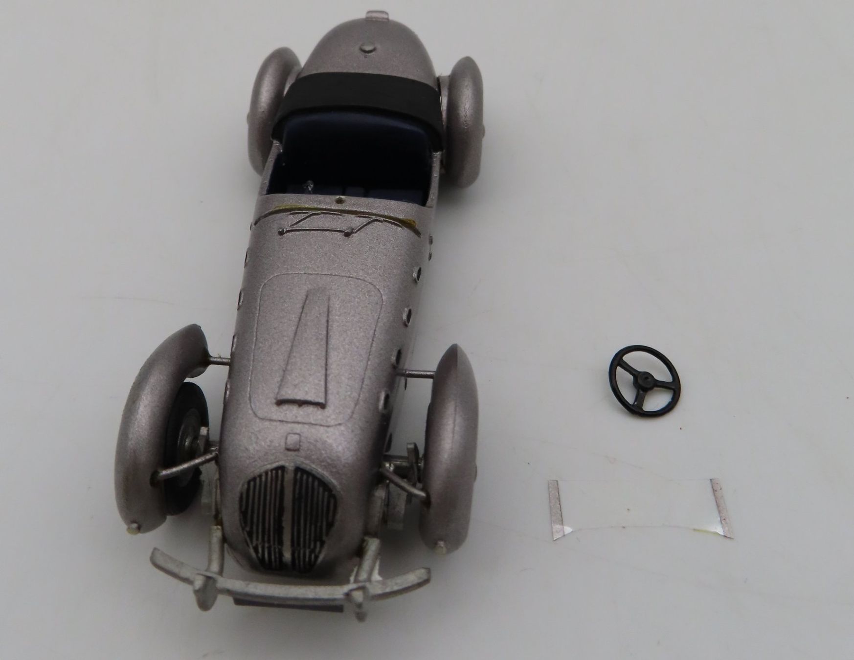 Modellini d'auto: Auto Replica, 1950er Healey Silverstone – Usato da Reinach BL venduto da WBZ-Flohmarkt