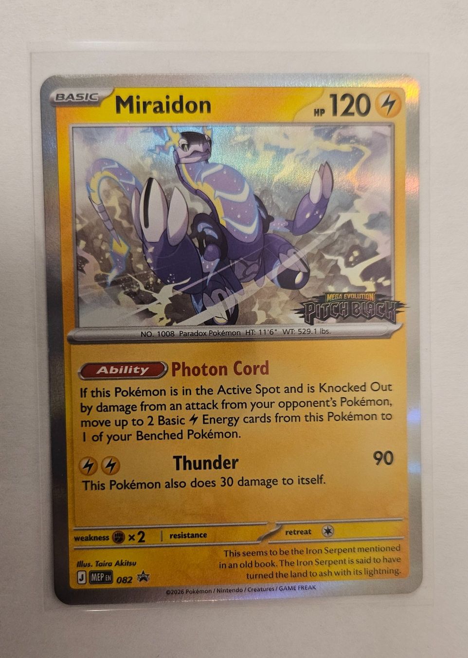 Pokémon Cartes à collectionner: Pokémon - Mega Evolution - MEP 082 - Miraidon (Promo) – Neuf (Voir description) à Kriens par HockeyTime