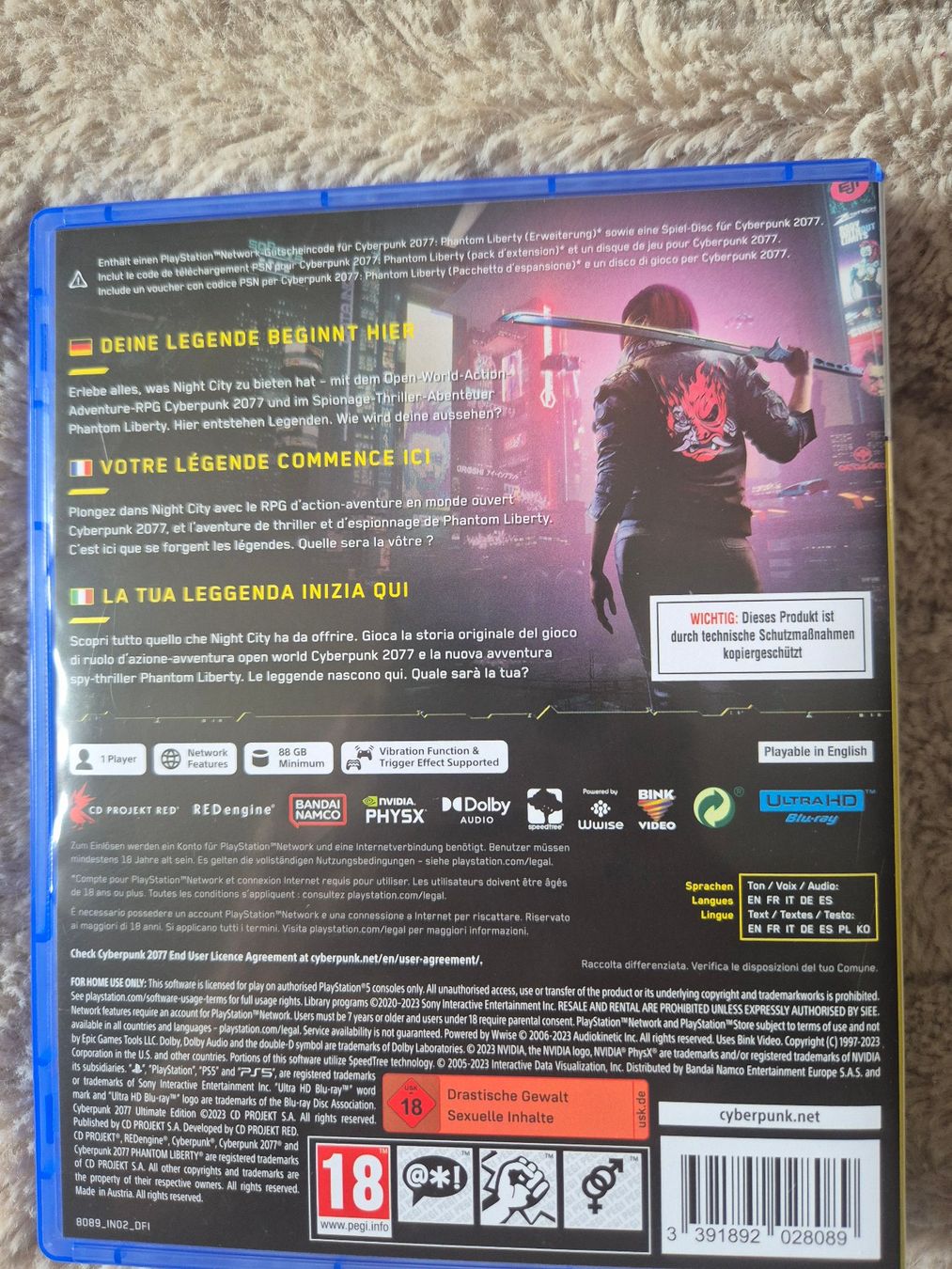 Spiele: Cyberpunk 2077 – Gebraucht aus Winterthur von Focus24 1