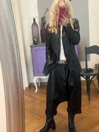 Pal Offner super lässige Saruelhose Leder Gr.2 zu Rundholz