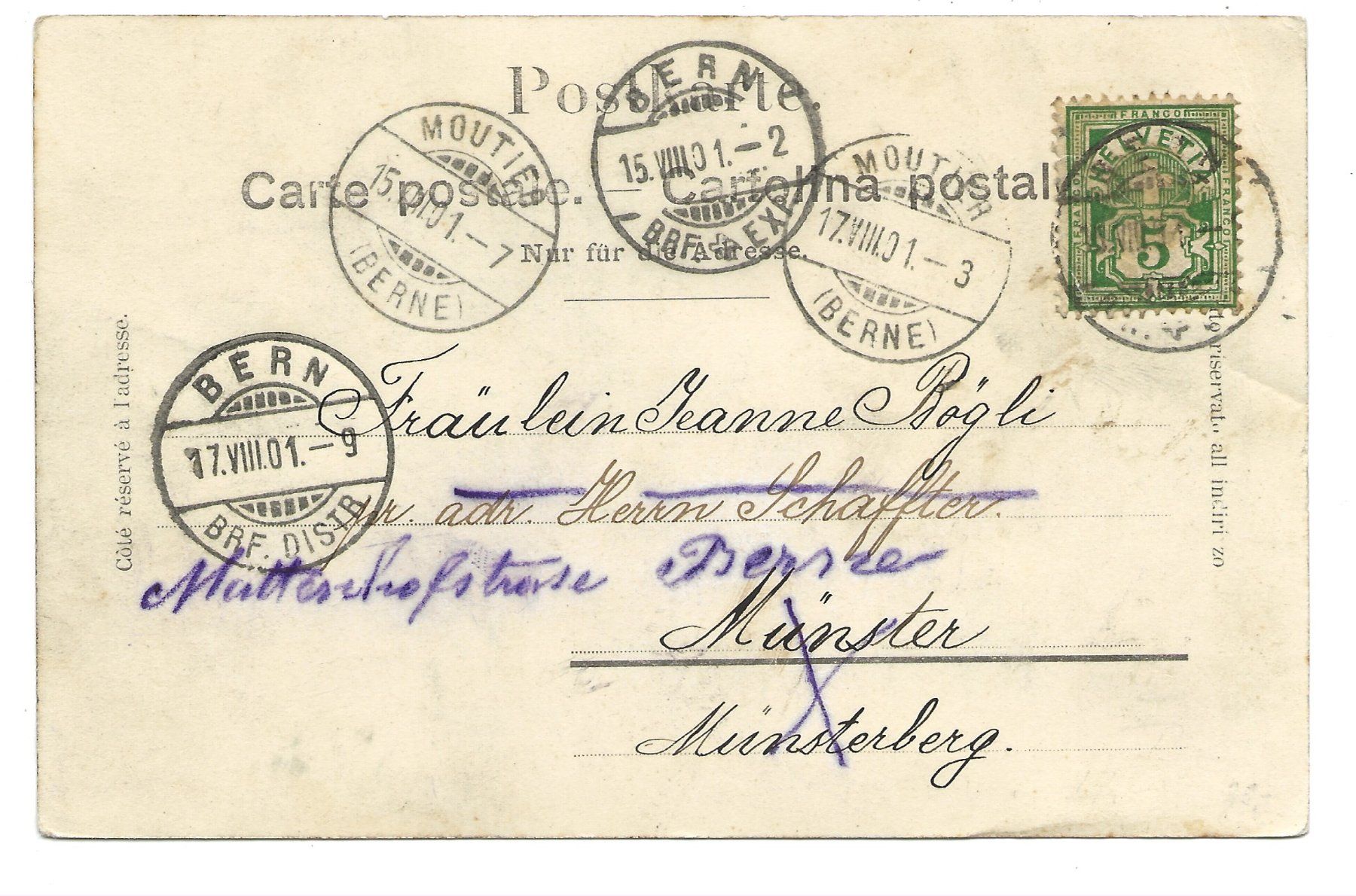 Cartes postales: Bern - Stadt - Nydeckbrücken - Aare - 1901 – D'occasion à Engelburg par Cartophil 1
