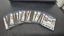 80x Cartes Pokémon Live code pour jeux FR