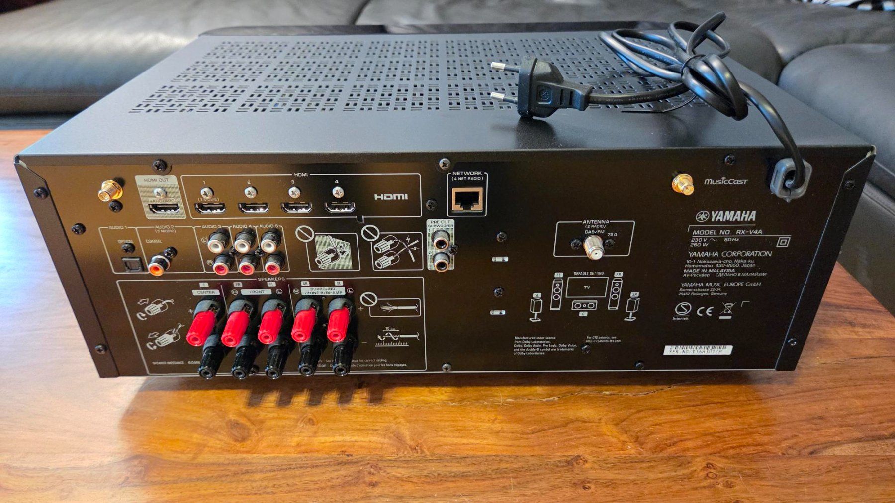 Yamaha Receiver: Yamaha RX-V4A AV-Receiver – Gebraucht aus Oberrieden von sharkey74 1