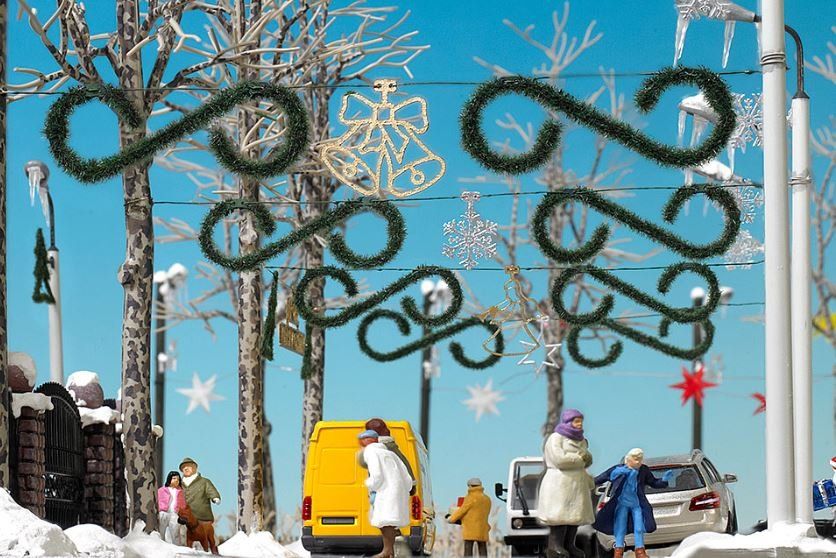 Busch Modellini di ferrovie: Busch H0: Weihnachtsschmuck – Nuovo e nell'imballaggio originale da Niederhasli venduto da rail-duerst 2