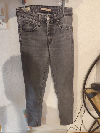 Levi's taille haute skinny, gris taille 25